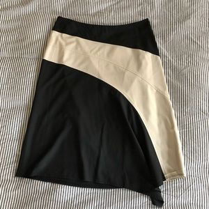 COPY - A-line Skirt with contrast color block design